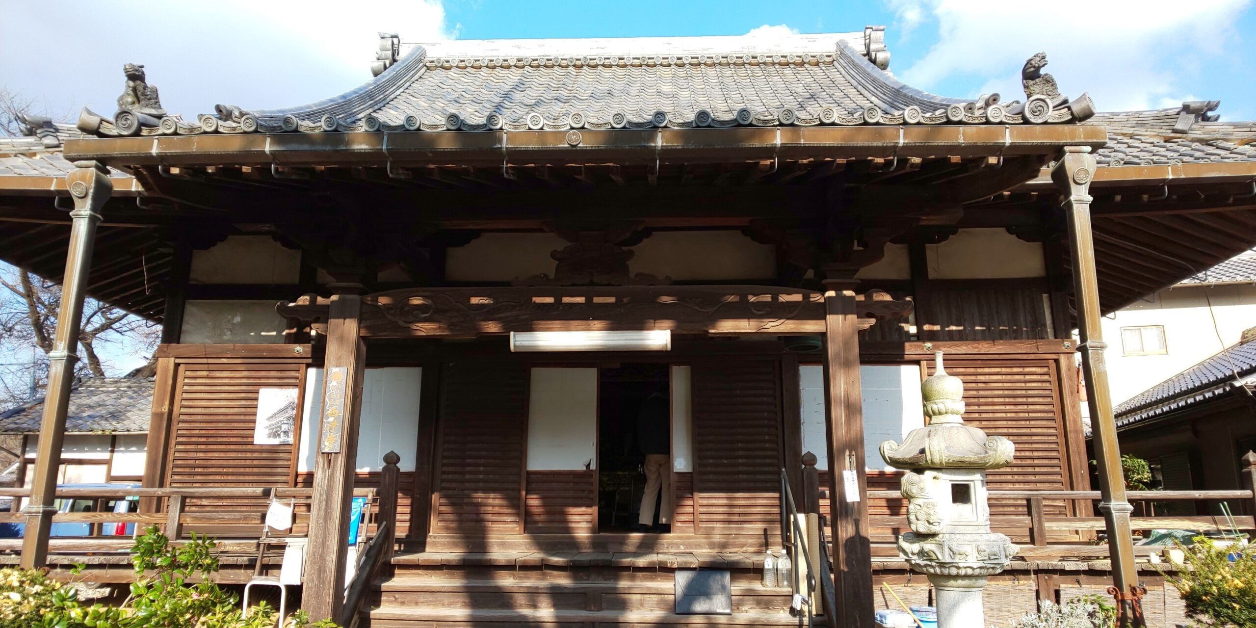 お寺のリフォーム-入口-before